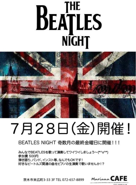 写真：The Beatles NIGHT